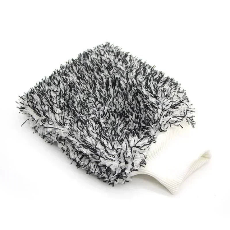 Premium Microfiber Motorcycle & Car Wash Mitt - Mint Moto Care