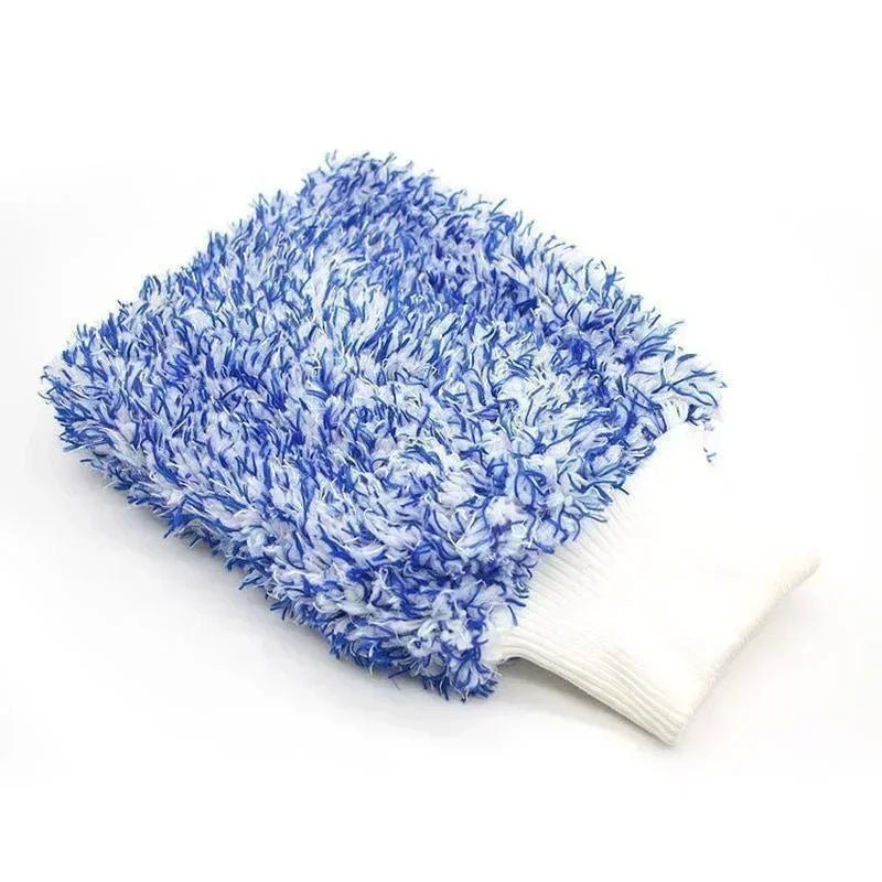 Premium Microfiber Motorcycle & Car Wash Mitt - Mint Moto Care