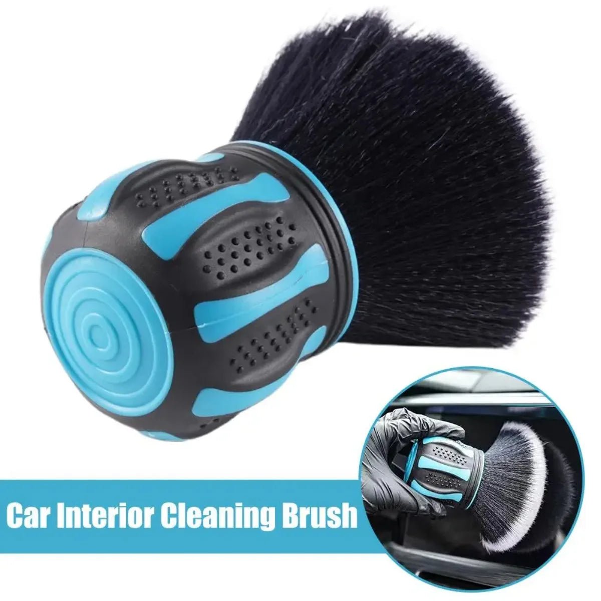Soft Bristle Motorcycle &amp; Car Detailing Brush - Mint Moto Care
