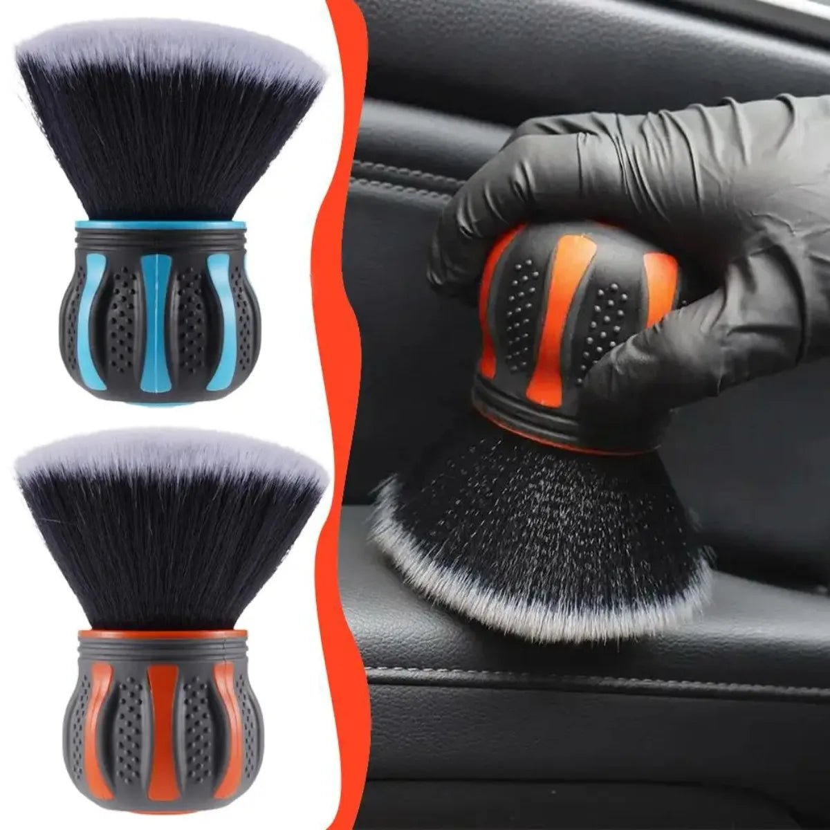 Soft Bristle Motorcycle &amp; Car Detailing Brush - Mint Moto Care